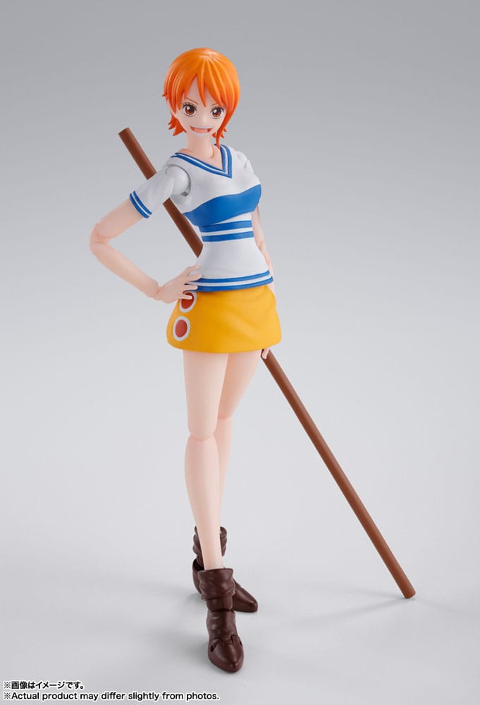 One Piece S.H. Figuarts Action Figure Nami Romance Dawn Bandai Tamashii Nations