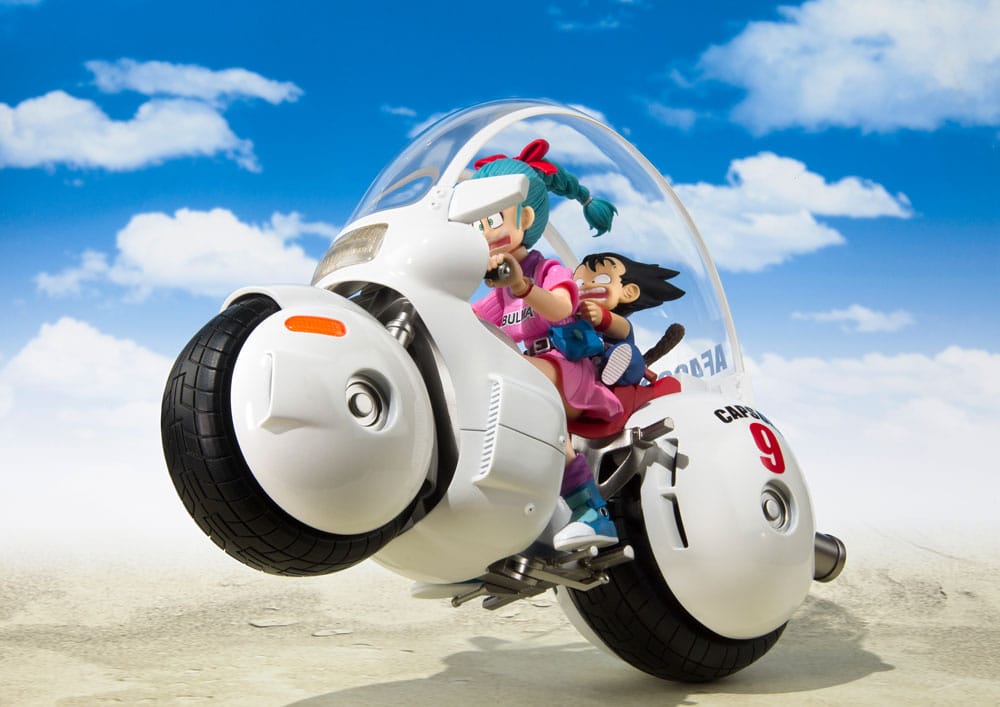 Dragon Ball S.H. Figuarts Vehicle with Figure Bulma's Motorcycle Hoipoi Capsule No. 9 Bandai Tamashii Nations
