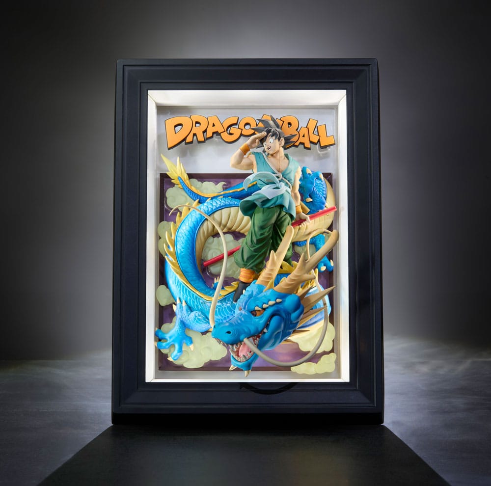 Dragon Ball Z Tamashii Art 3D Relief Picture Son Goku & Dragon Bandai Tamashii Nations