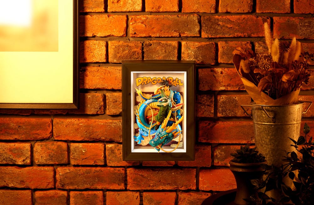Dragon Ball Z Tamashii Art 3D Relief Picture Son Goku & Dragon Bandai Tamashii Nations