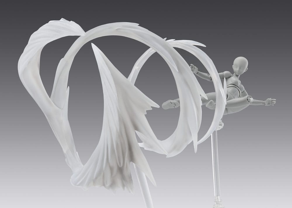 Tamashii Effect Action Figure Accessory Wind White for S.H.Figuarts Bandai Tamashii Nations