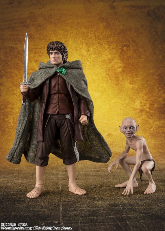 Lord of the Rings S.H. Figuarts Action Figures Frodo Baggins & Gollum Bandai Tamashii Nations