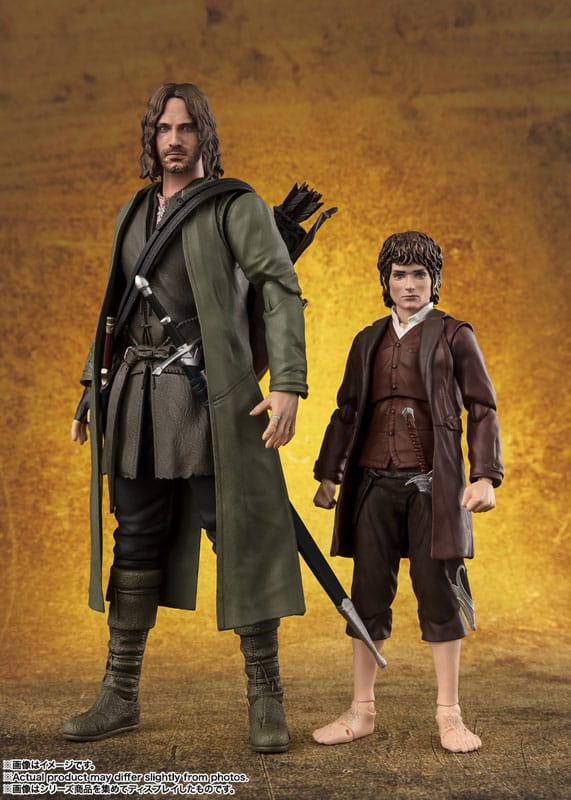 Lord of the Rings S.H. Figuarts Action Figures Frodo Baggins & Gollum Bandai Tamashii Nations