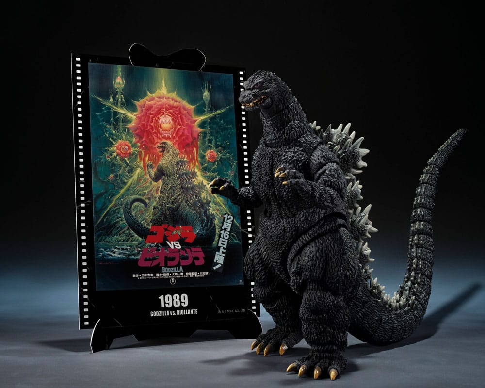 Godzilla 1989 S.H. Monster Arts Action Figure Godzilla vs. Biollante Movie Graphic Plus Bandai Tamashii Nations