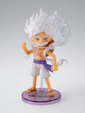 One Piece World Collactable Figures x S.H. Figuarts Action Figure Monkey D. Luffy Gear 5 Bandai Tamashii Nations