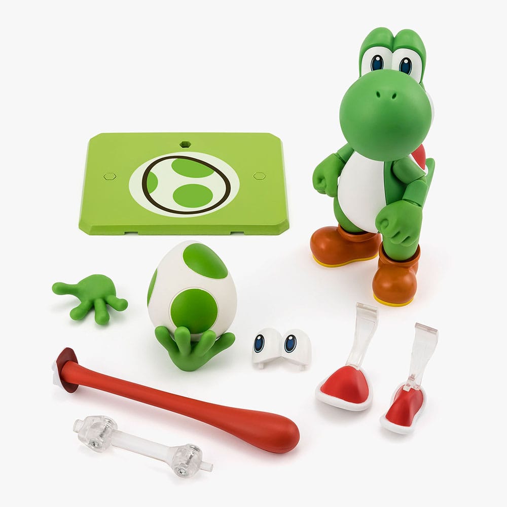 Super Mario S.H. Figuarts Action Figure Yoshi Bandai Tamashii Nations