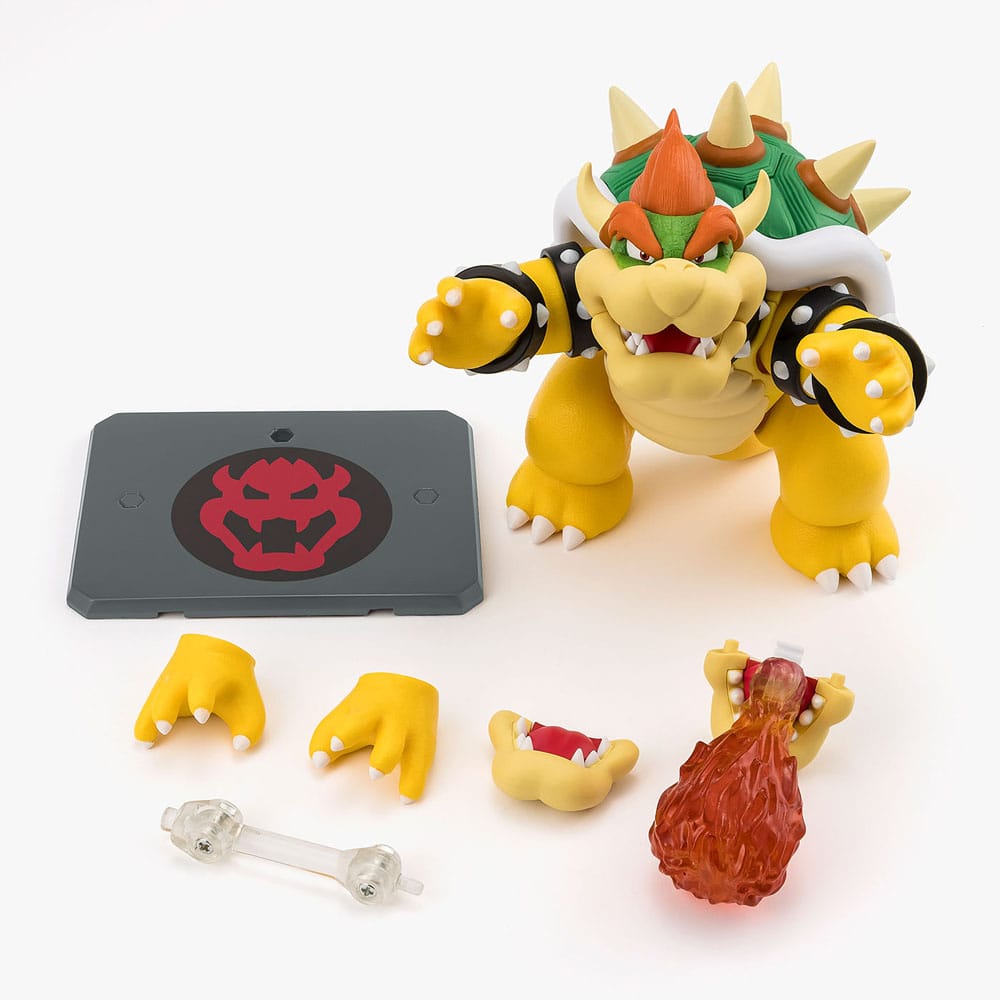Super Mario S.H. Figuarts Action Figure Bowser Bandai Tamashii Nations
