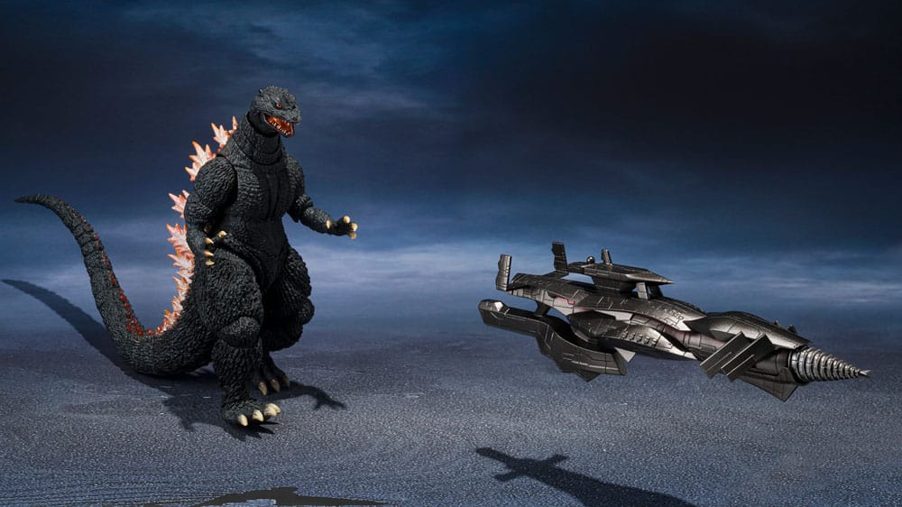Godzilla Final Wars S.H.MonsterArts Action Figure Godzilla Heat Ray Ver. vs. New Gotengo Bandai Tamashii Nations