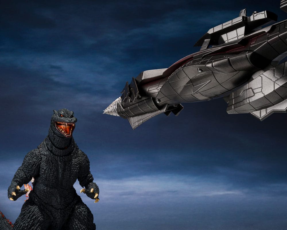 Godzilla Final Wars S.H.MonsterArts Action Figure Godzilla Heat Ray Ver. vs. New Gotengo Bandai Tamashii Nations