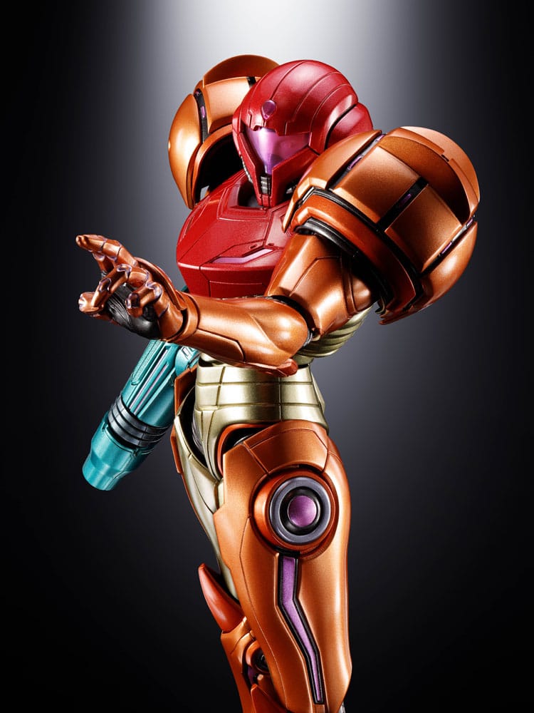 Metroid Prime 4 Beyond Diecast Action Figure Samus Aran LED Bandai Tamashii Nations
