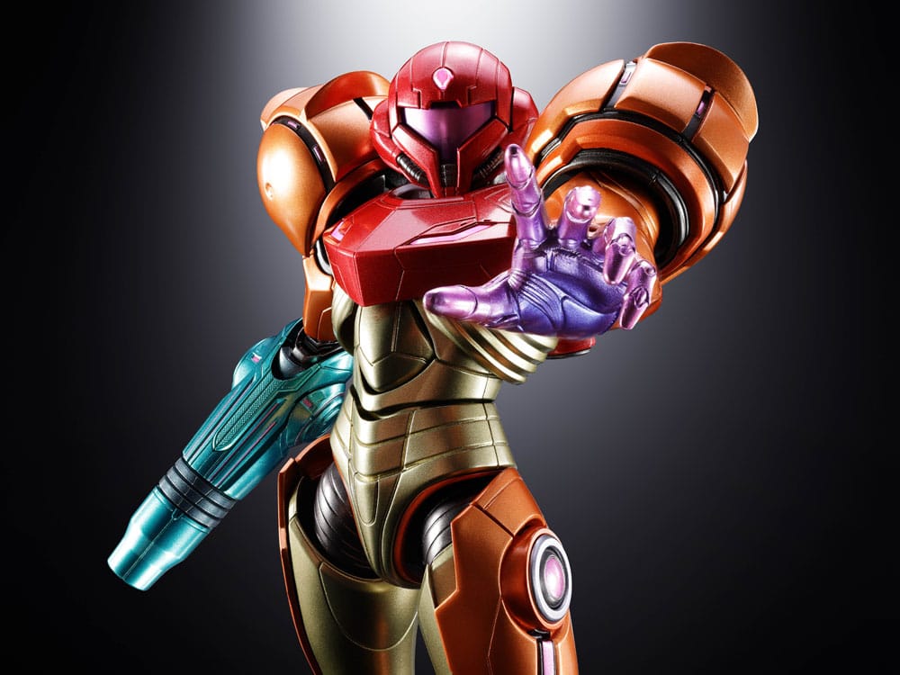 Metroid Prime 4 Beyond Diecast Action Figure Samus Aran LED Bandai Tamashii Nations