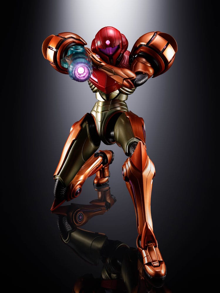 Metroid Prime 4 Beyond Diecast Action Figure Samus Aran LED Bandai Tamashii Nations