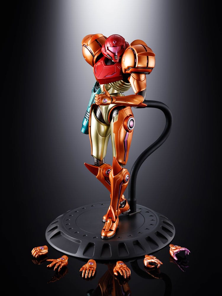 Metroid Prime 4 Beyond Diecast Action Figure Samus Aran LED Bandai Tamashii Nations