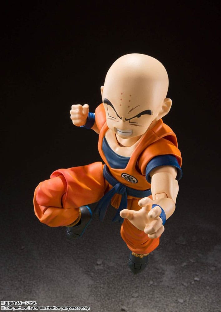 Dragon Ball Z S.H. Figuarts Action Figure Krillin Earth's Strongest Man Bandai Tamashii Nations