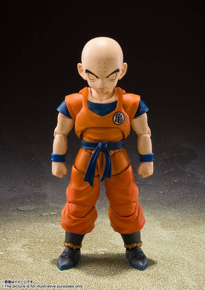 Dragon Ball Z S.H. Figuarts Action Figure Krillin Earth's Strongest Man Bandai Tamashii Nations