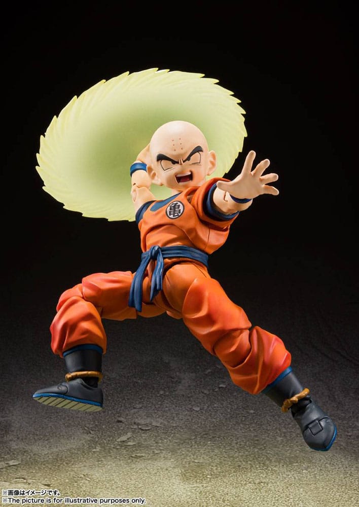 Dragon Ball Z S.H. Figuarts Action Figure Krillin Earth's Strongest Man Bandai Tamashii Nations