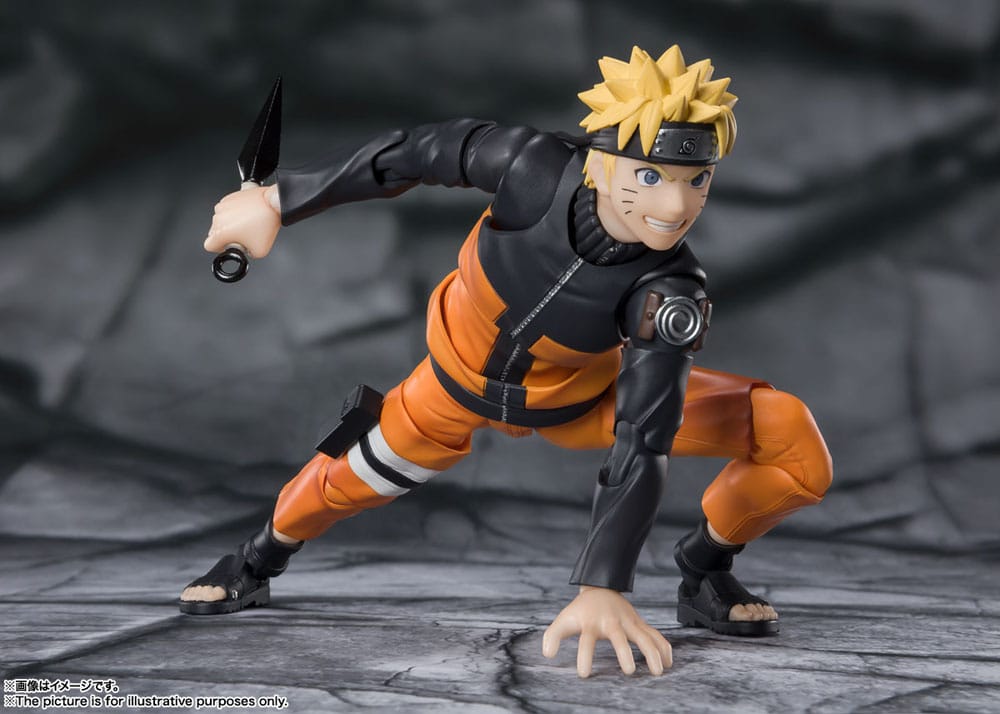 Naruto S.H.Figuarts Action Figure Naruto Uzomaki The Jinchuriki entrusted with Hope Bandai Tamashii Nations