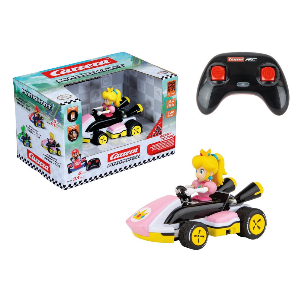Super Mario Kart RC remote controlled Race Kart 1/32 2.4GHz Peach Carrera