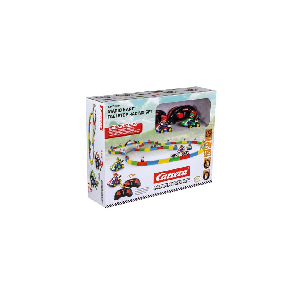 Super Mario Kart RC remote controlled Car 1/43 2.4GHz Tabletop Racing Set Mario Carrera