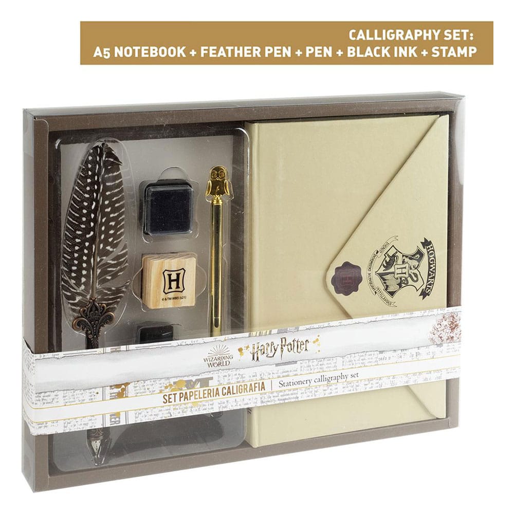 Harry Potter Stationery Set 4 pieces Calligraphy Cerdá