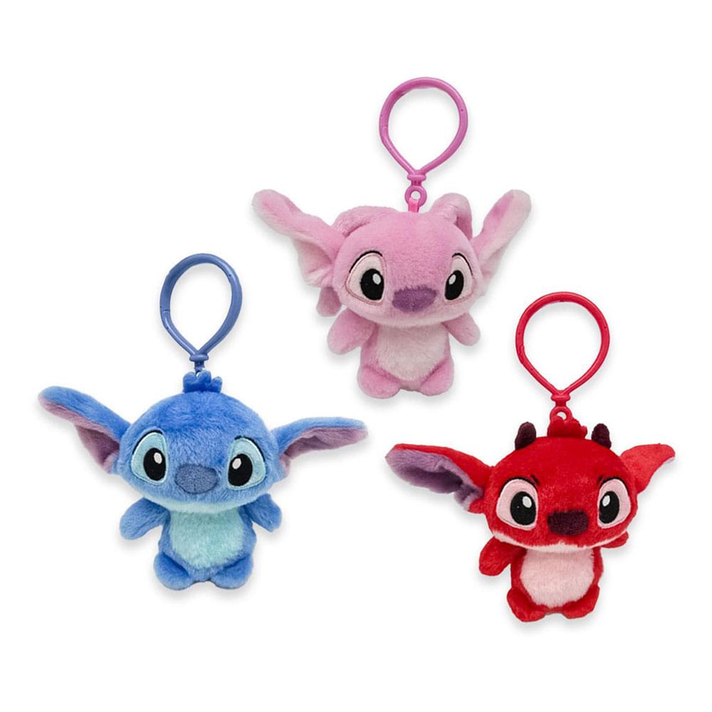 Lilo & Stitch Plush Keychains Assortment 24 Cerdá