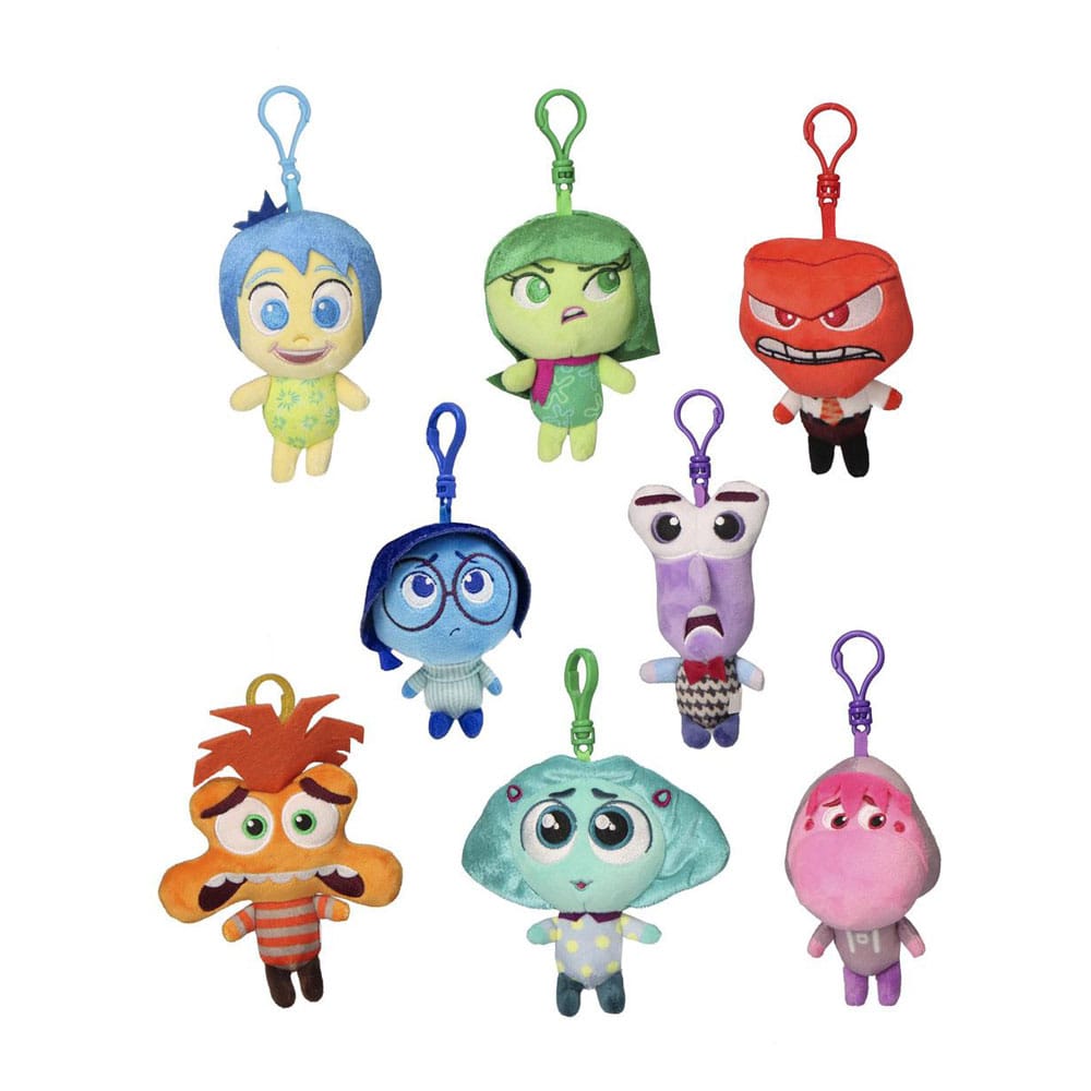 Inside Out Plush Keychains Assortment 24 Cerdá