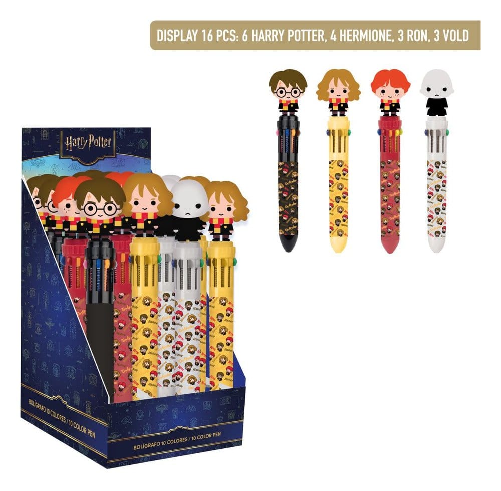Harry Potter Multicoloured ball pen Display 16 Cerdá