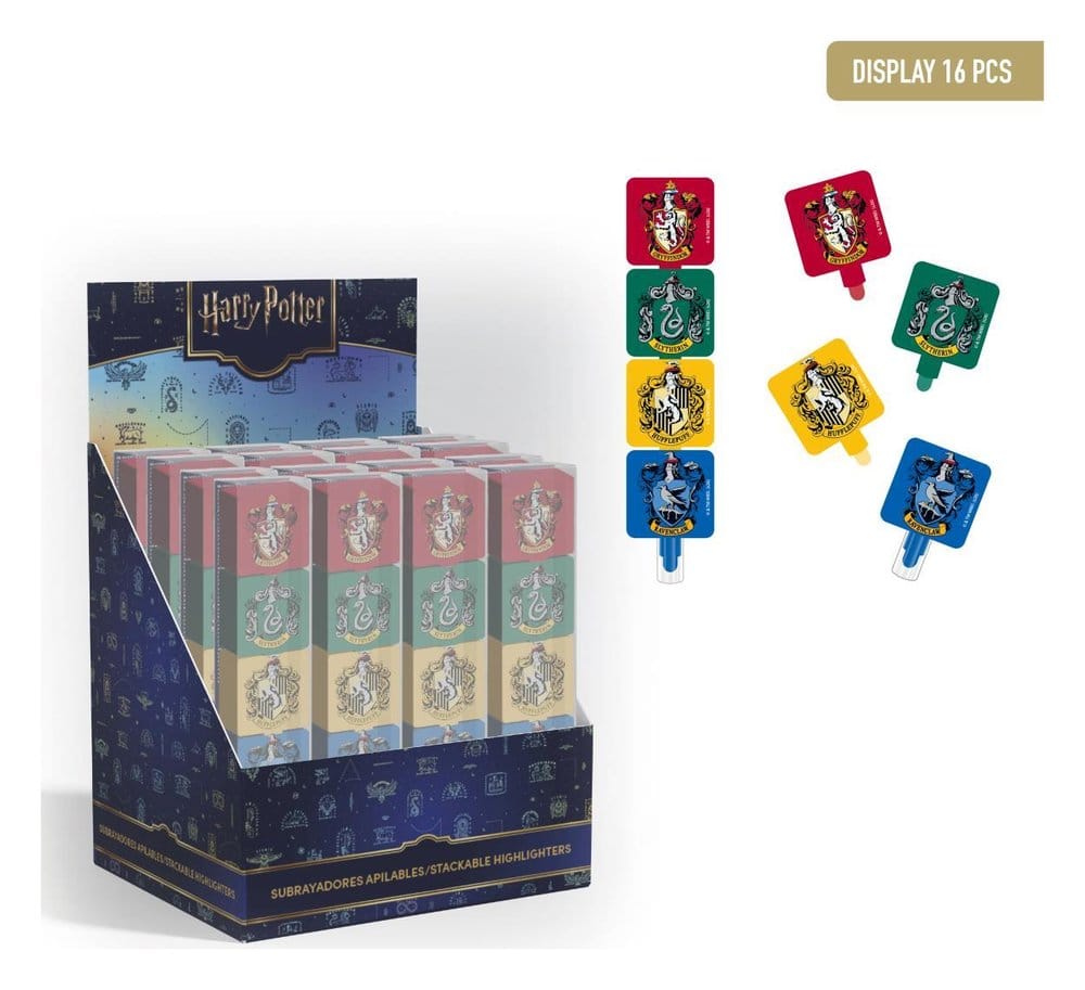 Harry Potter Stackable Highlighters Display 16 Cerdá