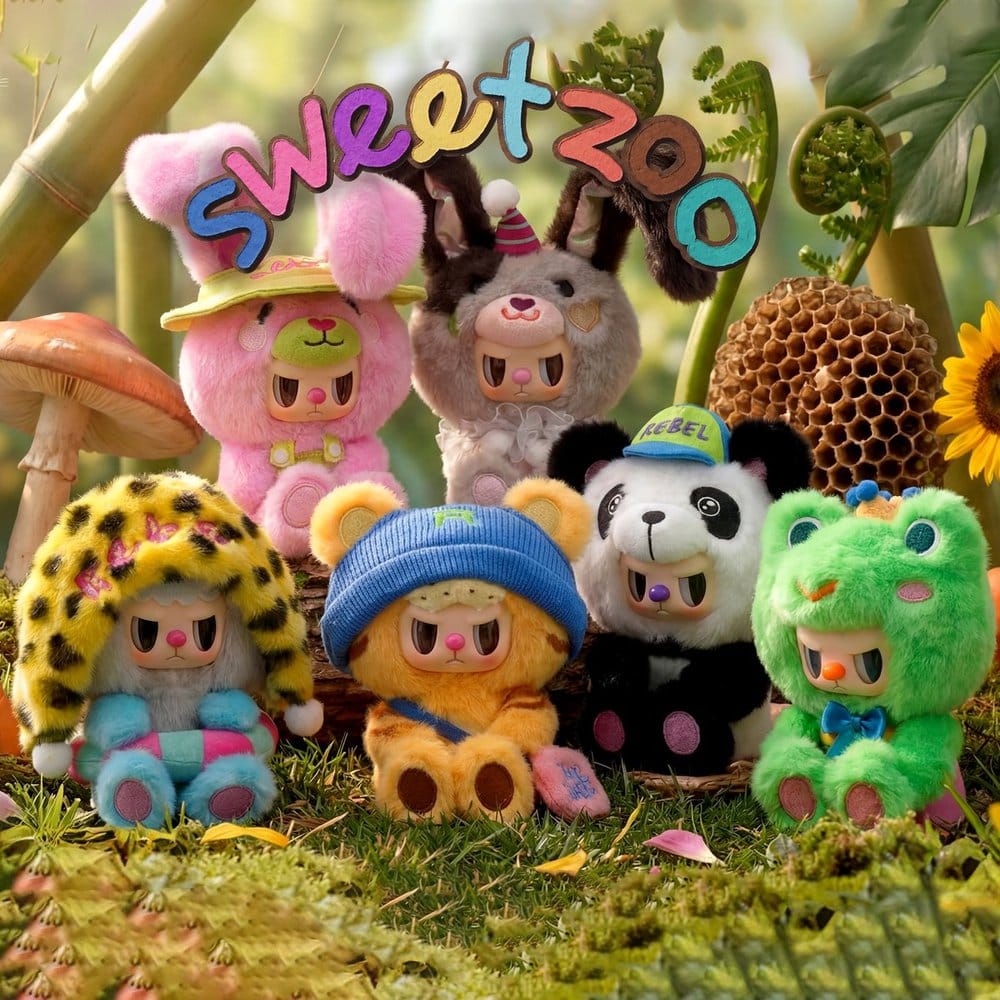 Rebel Bears Vinyl Plush Figures Blind Box Sweet Zoo Display 6 My Arcade Gaming