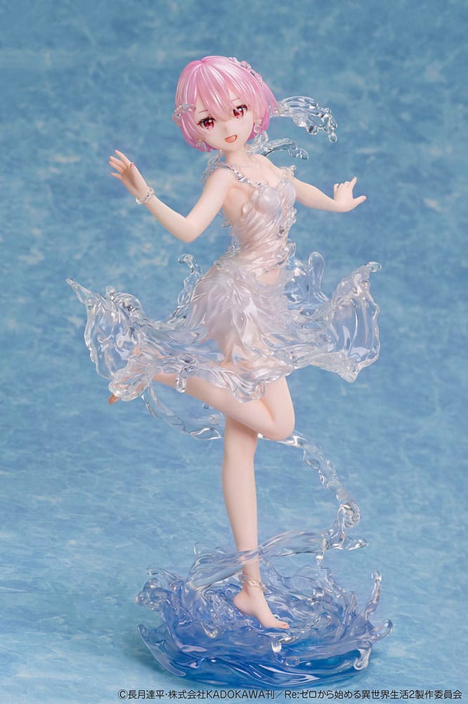 Re Zero Starting Life in Another World Ram Aqua Dress Design COCO