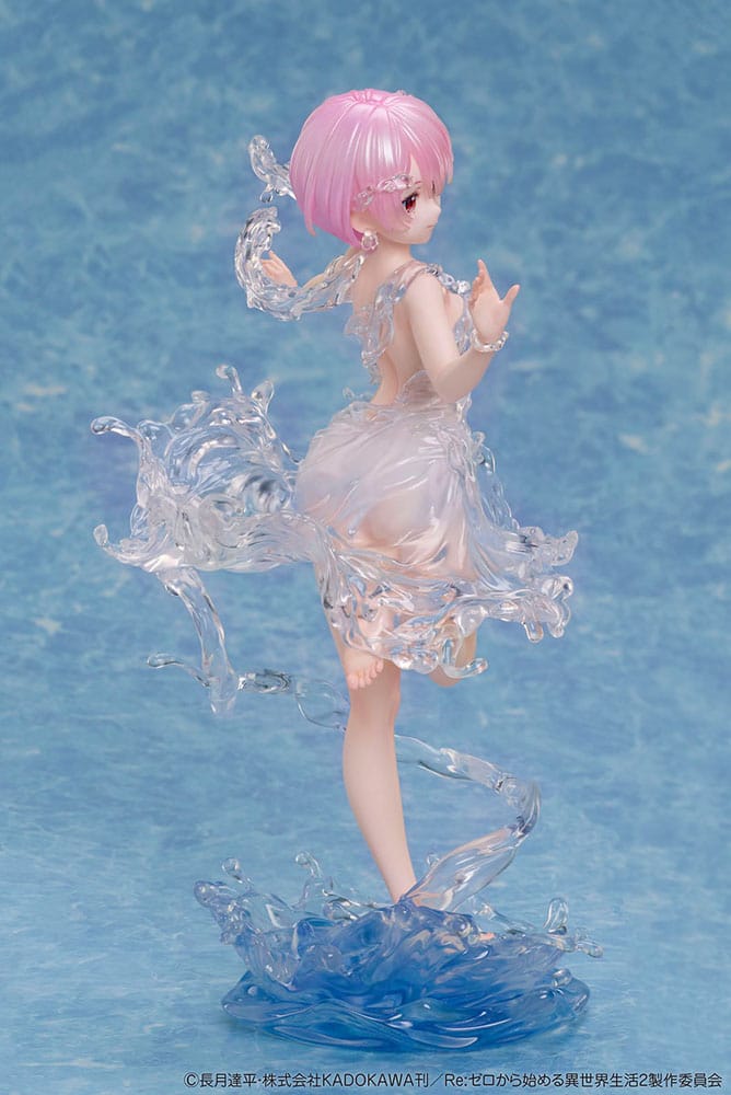 Re Zero Starting Life in Another World Ram Aqua Dress Design COCO