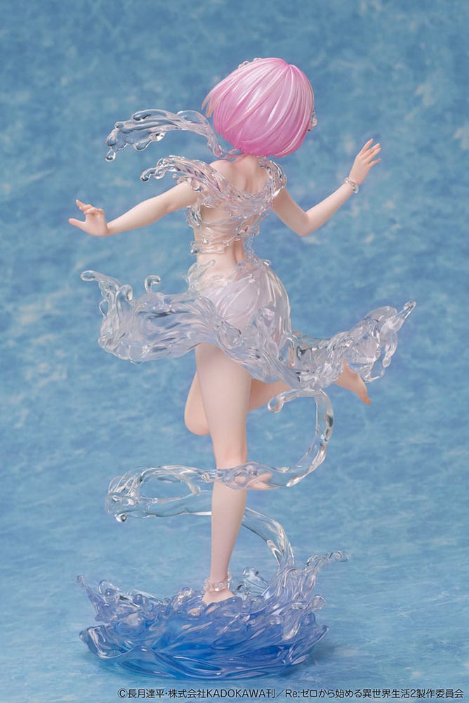 Re Zero Starting Life in Another World Ram Aqua Dress Design COCO