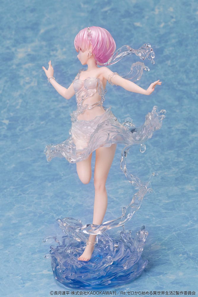 Re Zero Starting Life in Another World Ram Aqua Dress Design COCO