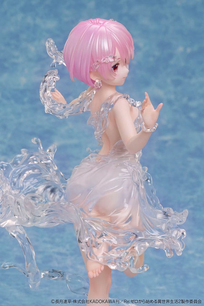 Re Zero Starting Life in Another World Ram Aqua Dress Design COCO
