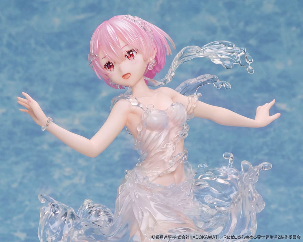 Re Zero Starting Life in Another World Ram Aqua Dress Design COCO