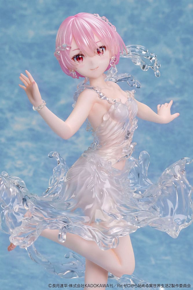 Re Zero Starting Life in Another World Ram Aqua Dress Design COCO