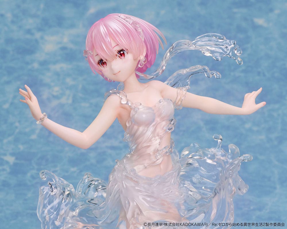 Re Zero Starting Life in Another World Ram Aqua Dress Design COCO