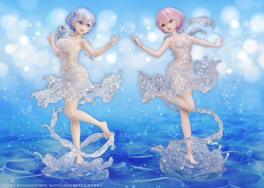Re Zero Starting Life in Another World Ram Aqua Dress Design COCO