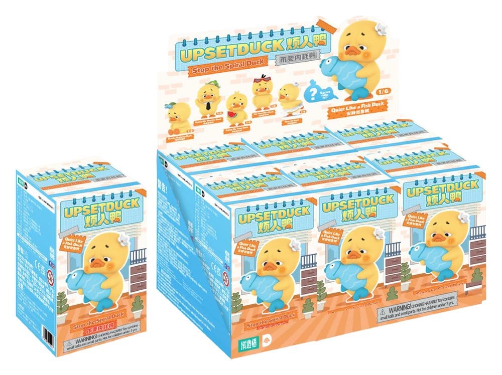 Upset Duck Stop the Spiral Duck Blind Box figure Display 6 Rong Creator