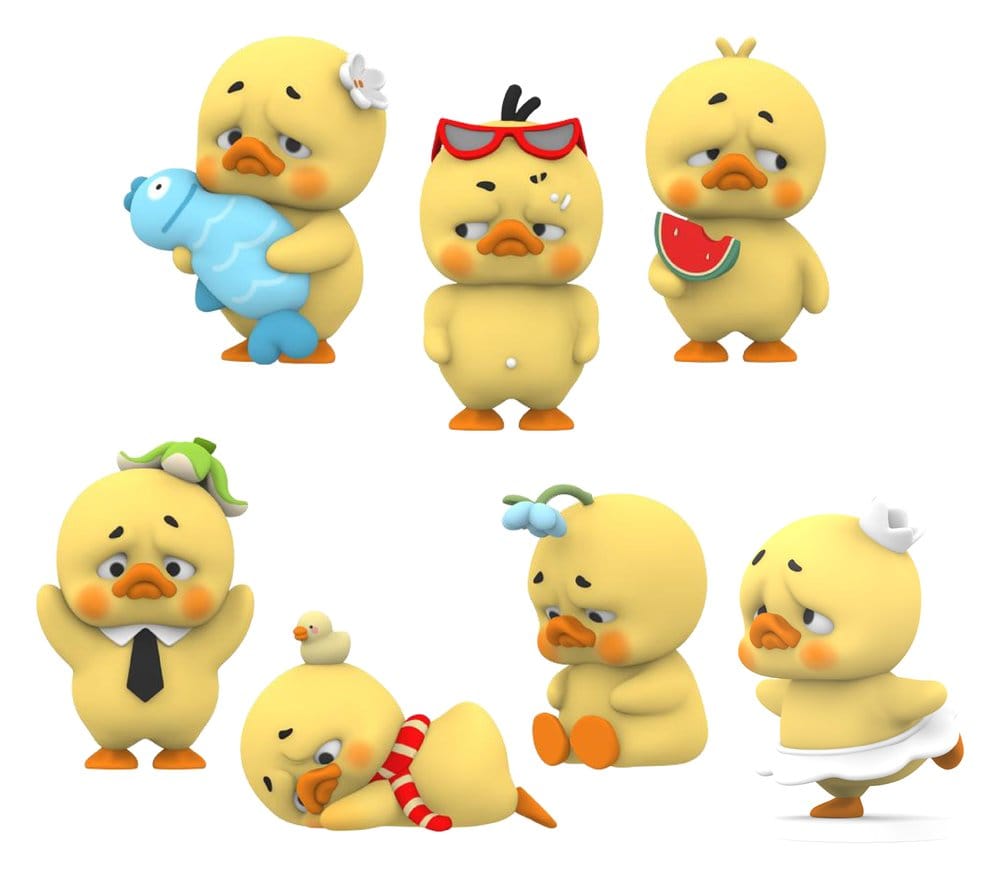 Upset Duck Stop the Spiral Duck Blind Box figure Display 6 Rong Creator