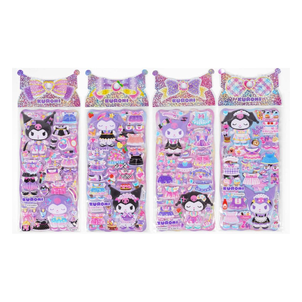 Hello Kitty and Friends Sticker Kuromi Puffy Assortment 20 Comansi