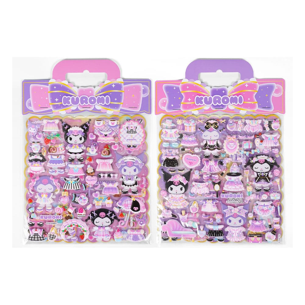 Hello Kitty and Friends Sticker Kuromi Puffy Assortment 10 Comansi