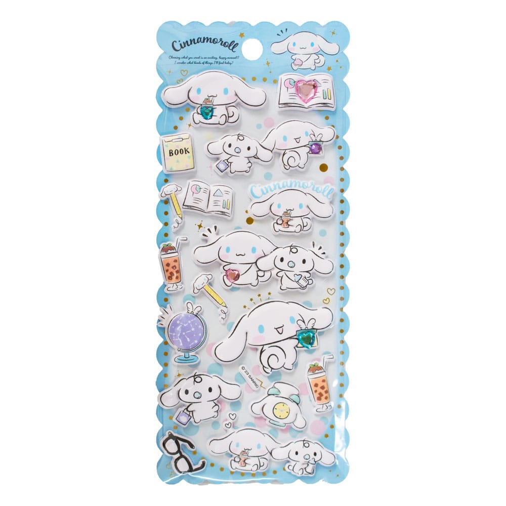 Hello Kitty and Friends Sticker Cinnamoroll Puffy Assortment 20 Comansi