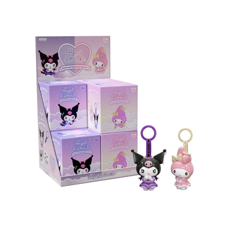 Hello Kitty Keyring Angel & Devil Assortment 8 Comansi