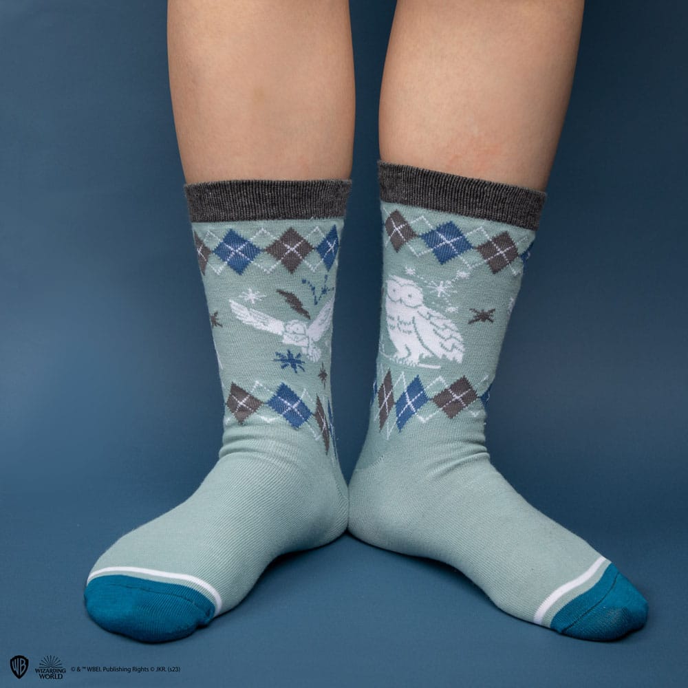 Harry Potter Socks 3 Pack Hedwig Cinereplicas