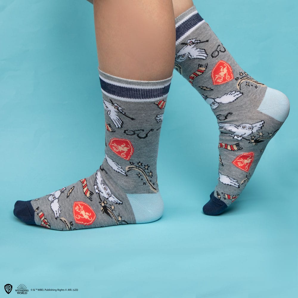 Harry Potter Socks 3 Pack Hedwig Cinereplicas