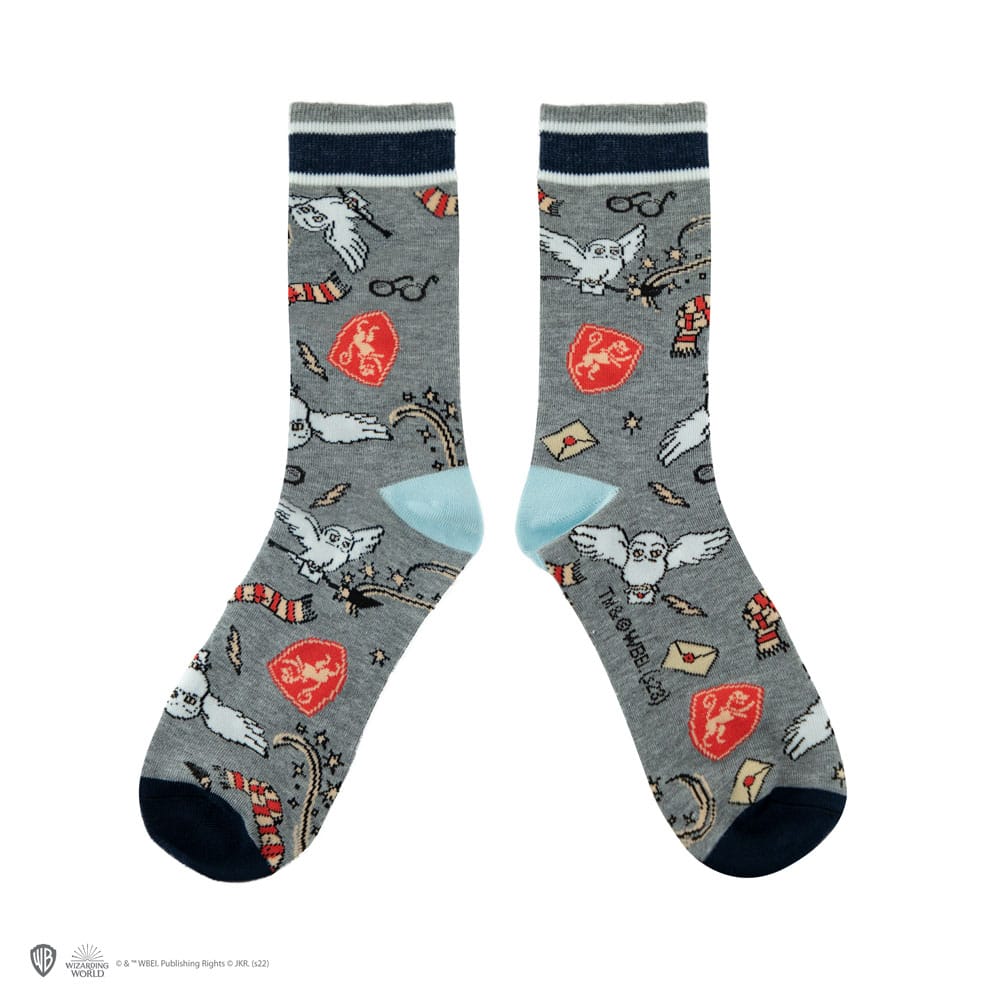 Harry Potter Socks 3 Pack Hedwig Cinereplicas
