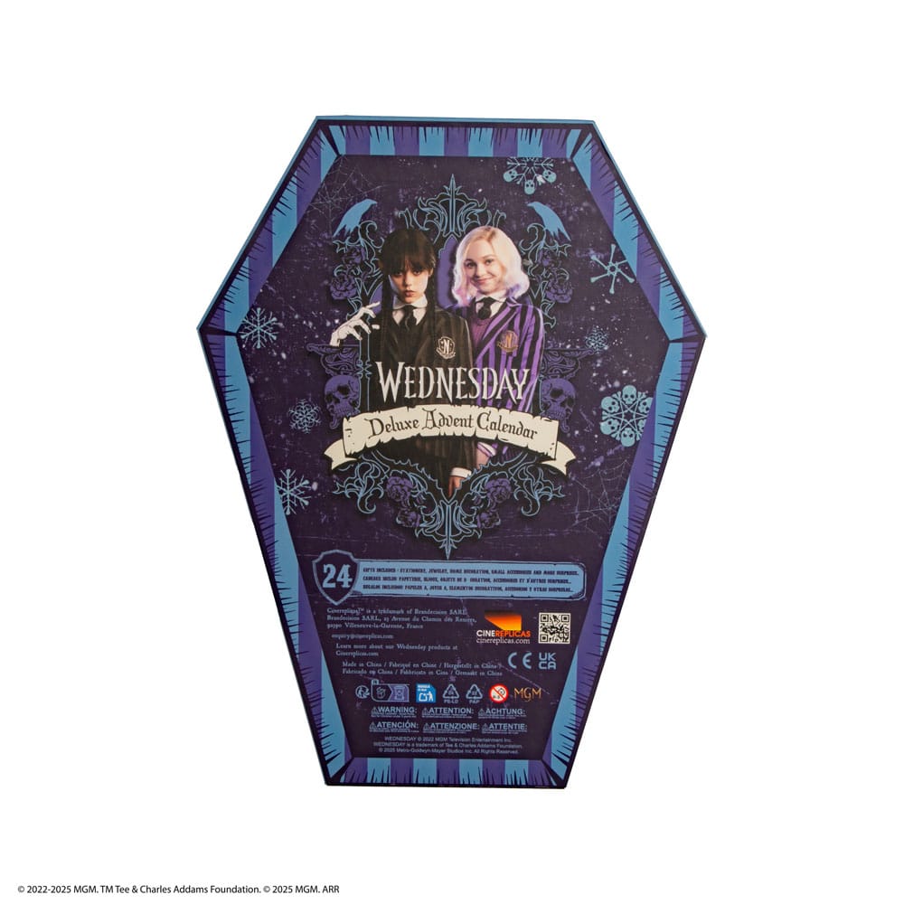 Wednesday Advent Calendar Deluxe 2025 Cinereplicas