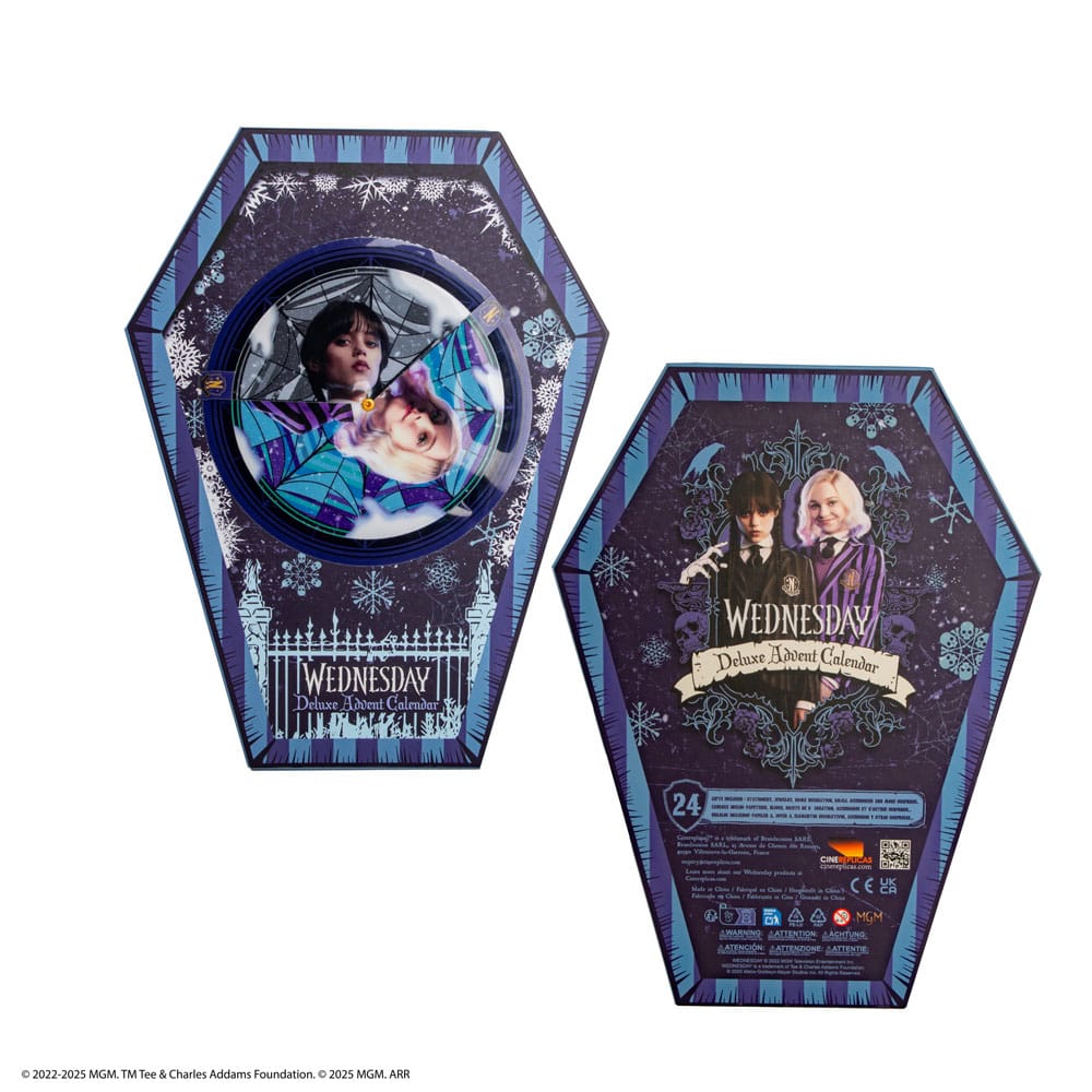 Wednesday Advent Calendar Deluxe 2025 Cinereplicas