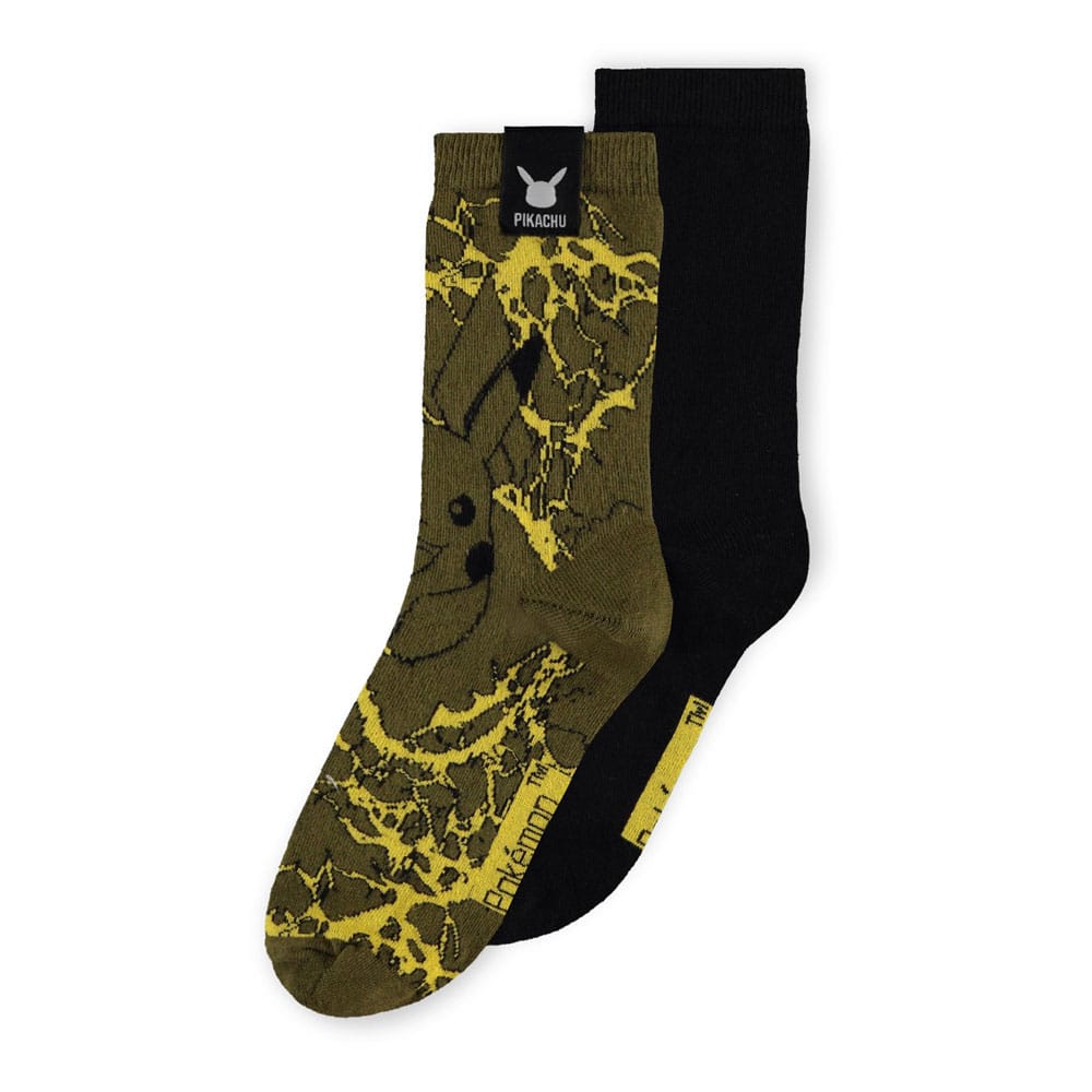 Pokémon Socks 2 Pack Pikachu 39 42 Difuzed